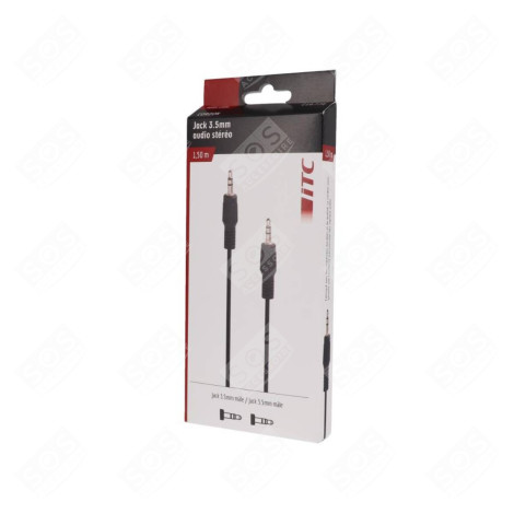CÂBLE AUDIO JACK 3.5 (FICHES MALES) TÉLÉVISION - 301501