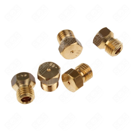 JEU D'INJECTEURS GAZ BUTANE PROPANE DIAM 6MM FOUR, CUISINIÈRE - SETGB5001