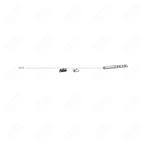 PLATINE DE COMMANDE (REPÈRE A24) LAVE-VAISSELLE - 672L69