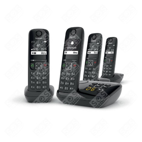 TÉLÉPHONE QUATTRO SF DECT AS690A D'ORIGINE TÉLÉPHONIE, SMARTPHONE - L36852-H2836-N121