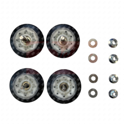 Roulettes assemblées