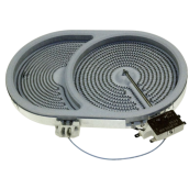 Plaque radiante, élément chauffant 170 x 265 mm 2400(1500)W  