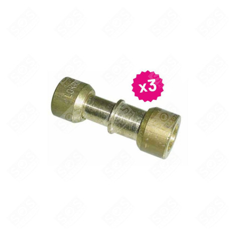 LOT DE TROIS RACCORDS DROITS FRIGO, RÉFRIGÉRATEUR, CONGÉLATEUR - L13000674-B3