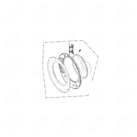 HUBLOT COMPLET MACHINE À LAVER, LAVE-LINGE - ADC76406415, ADC75547014