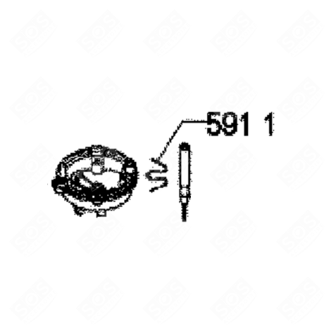 RESSORT DE BOUGIE PLAQUE DE CUISSON - 481949268788