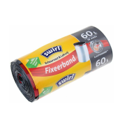Sacs poubelle avec lien de fixation 60L 10p
