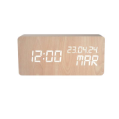 Reveil thermometre bois d'origine