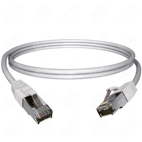 CORDON RJ45 CAT6 LONGUEUR 50CM TÉLÉVISION - ECORD6F005M