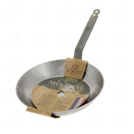 POELE MINERAL B 28CM CUISEUR VAPEUR - F561028