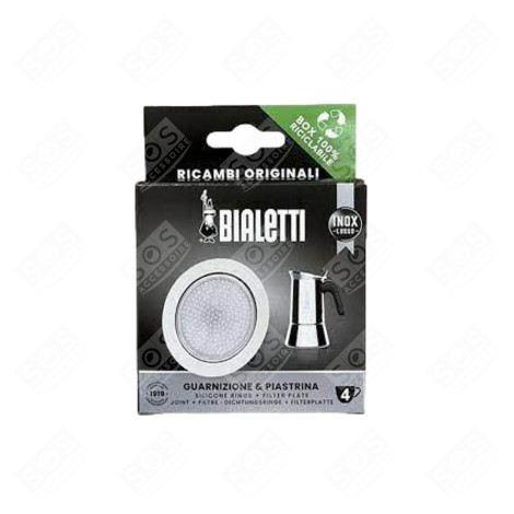 KIT JOINT +FILTRE BIALETTI 4T CAFETIÈRE, MACHINE À CAFÉ - F0800401