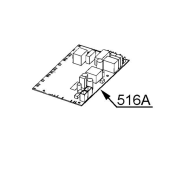 Carte électronique (repère 516A)