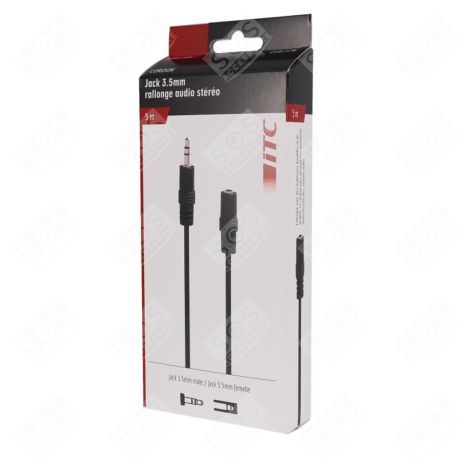 RALLONGE JACK 3.5MM STEREO D'ORIGINE TÉLÉVISION - 301420
