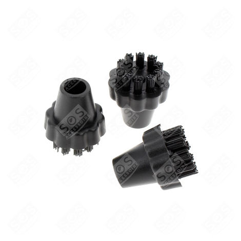LOT DE 3 BROSSES NETTOYEUR VAPEUR - PAEU0250