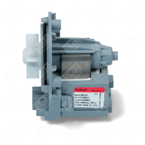 POMPE DE VIDANGE ASKOLL 25W MACHINE À LAVER, LAVE-LINGE - 481281719156