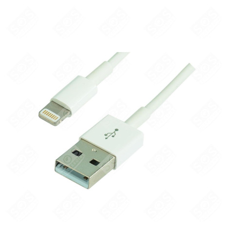 CABLE LIGHTNING BLANC 2M TÉLÉPHONIE, SMARTPHONE - 728336