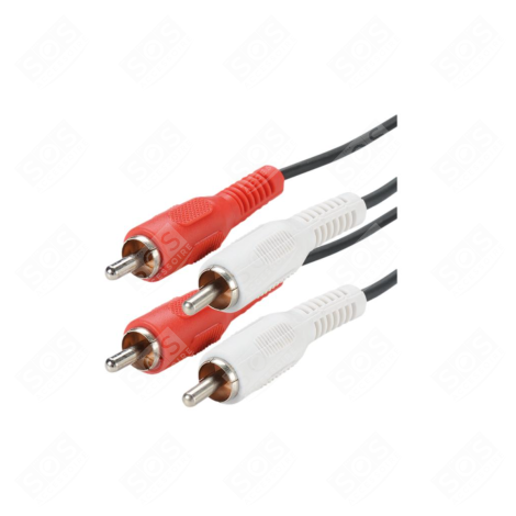CORDON AUDIO 2 RCAM/2 RCAM D'ORIGINE TÉLÉVISION - 301507