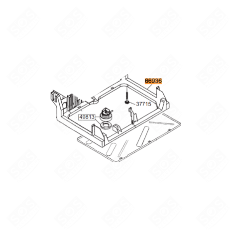 ENSEMBLE BASE (REPÈRE 66936) LAVE-VAISSELLE - 760410113