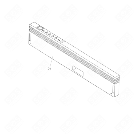 BANDEAU (REPÈRE 21) LAVE-VAISSELLE - 41050716