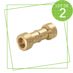 Lot de 2 raccords droits d'origine Lot de 2 raccords droits d'origine