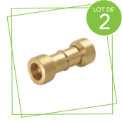 Lot de 2 raccords droits d'origine
