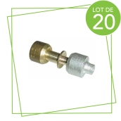 Lot de 20 raccords droits d'origine