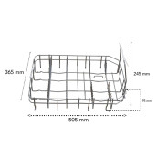 Panier inférieur d'origine  505 x 365 x 95 mm