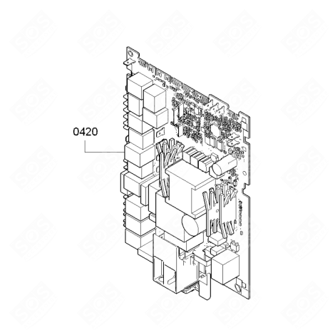 MODULE DE COMMANDE PROGRAMME D'ORIGINE FOUR, CUISINIÈRE - 11041571