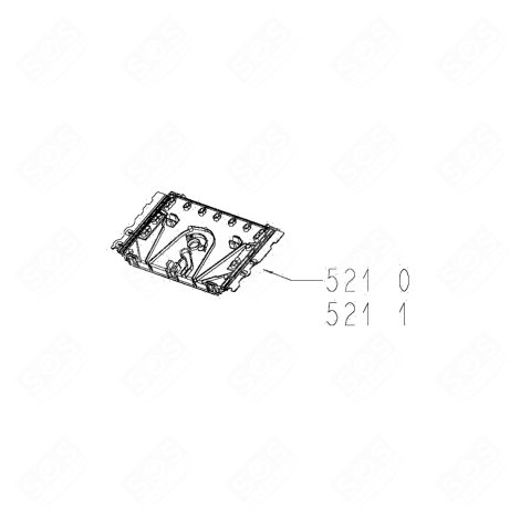 PLATINE DE COMMANDE WAVE ECO, PROGRAMMÉE MACHINE À LAVER, LAVE-LINGE - C00850512