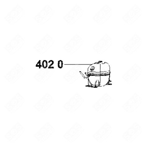 COMPRESSEUR TE1114Y 3RD TL CP FRIGO, RÉFRIGÉRATEUR, CONGÉLATEUR - C00634114
