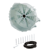 Bac à lessive a l'arrière