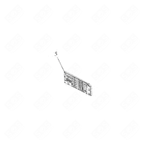 CARTE ÉLECTRONIQUE, MODULE D'AFFICHAGE SÈCHE-LINGE - 22315987