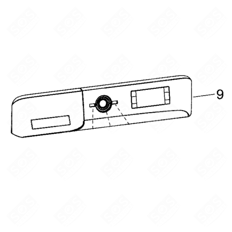 TABLEAU DE BORD (REPÈRE 009) MACHINE À LAVER, LAVE-LINGE - 488000860515, C00860515