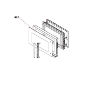 Vitre extérieure (repère 520)