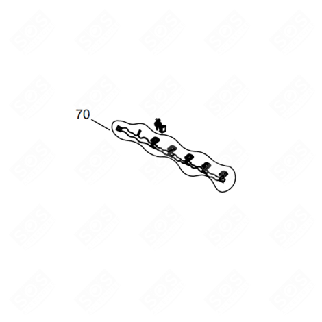 IGNITION SWITCH CUISINIERE D'ORIGINE FOUR, CUISINIÈRE - 10002948