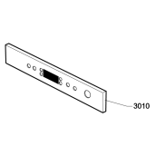 Bandeau de commande (repère 3010)