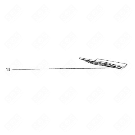 FILTRE MÉTAL (ANTI GRAISSES) D'ORIGINE HOTTE - 131755