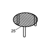 GRILLE HAUTE d'origine