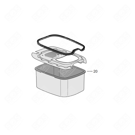 CUVE FRITEUSE, AIRFRYER - 7312573309