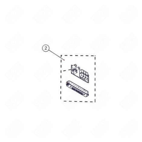 ELECTRONIC CONTROL 3 SPEED (EU D'ORIGINE HOTTE - 105080823