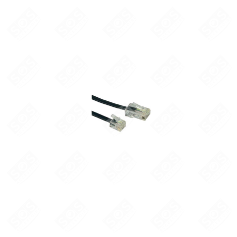 CORDON RJ11/RJ45 NOIR D'ORIGINE TÉLÉPHONIE, SMARTPHONE - 3766