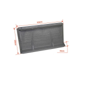 Plaque arriere foyer d'origine