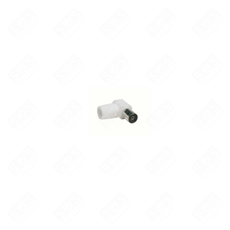 PRISE TV FEMELLE COUDEE 9.5 MM D'ORIGINE TÉLÉVISION - 4828