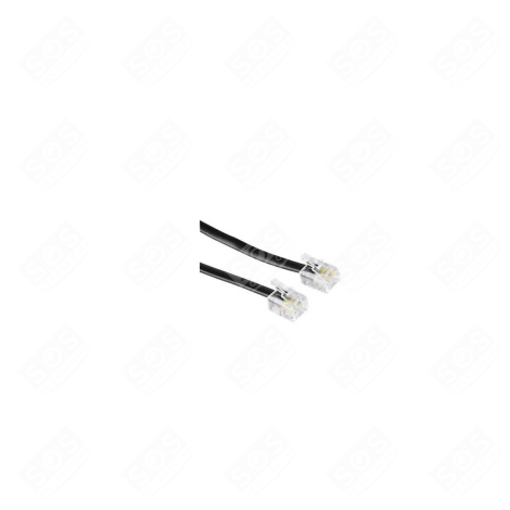 CORDON RJ11 ADSL 2M NOIR D'ORIGINE TÉLÉPHONIE, SMARTPHONE - 3912