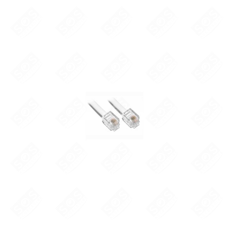 CORDON RJ11 ADSL BLANC D'ORIGINE TÉLÉPHONIE, SMARTPHONE - 3904