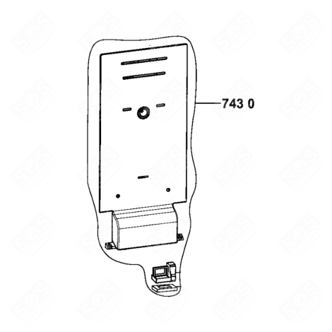 MULTIFLOW 2.01M TNF VAR D'ORIGINE FRIGO, RÉFRIGÉRATEUR, CONGÉLATEUR - C00849590