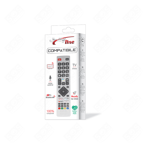 TELECOMMANDE TV DEDIEE SHARP TÉLÉVISION - 1506