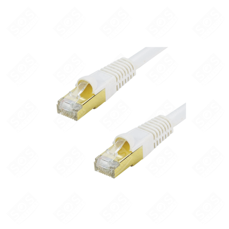 CORDON RJ45 2M CAT. 6E BLANC D'ORIGINE INFORMATIQUE - 2367