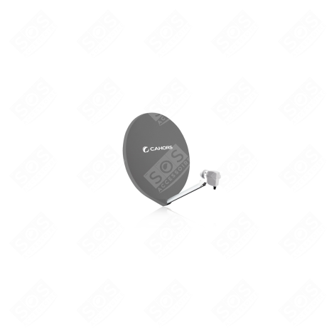 PARABOLE FIBRE 65CM GRISE TÉLÉVISION - 140796