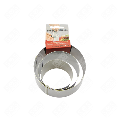 EMPORTE-PIECES RONDS INOX X3 USTENSILE DE CUISINE - 517613