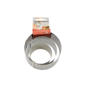 Emporte-pieces ronds inox x3